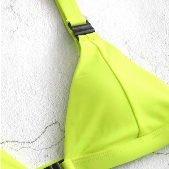 NEW Neon Buckle Bathing Suit - Picture 3 of 9